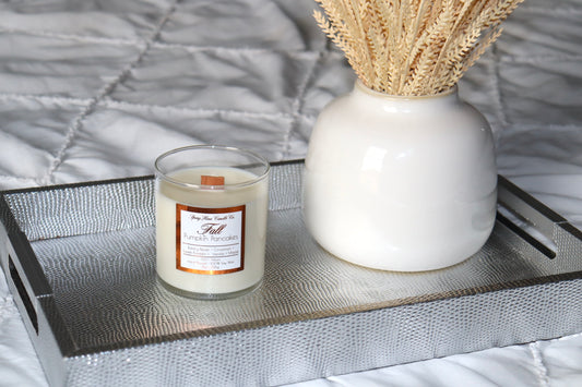 Fall Pumpkin Pancakes - wooden wick candle