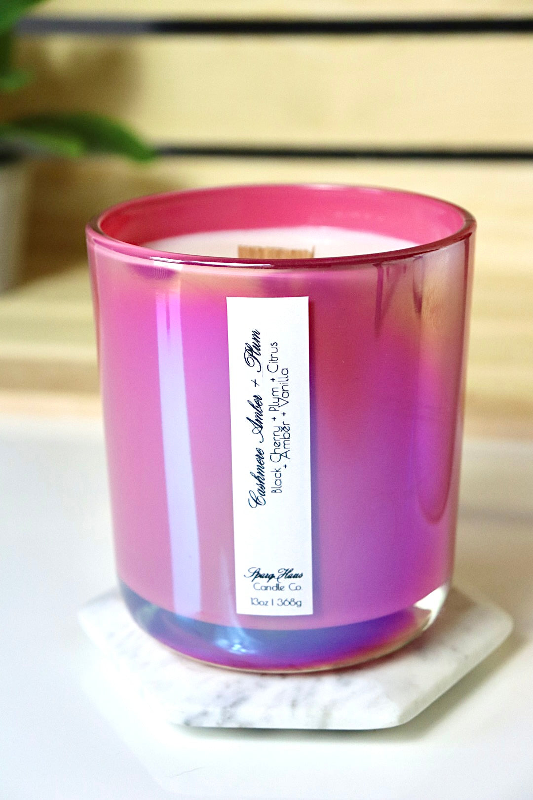 Pink Iridescent 13oz Candle (Multiple Scents)