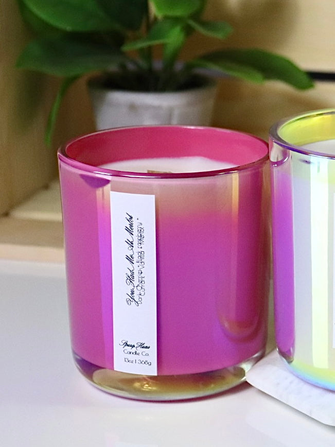 Pink Iridescent 13oz Candle (Multiple Scents)